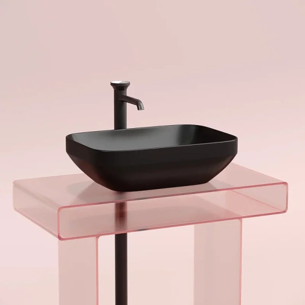 Раковина Ceramica Nova Element 50 см черная матовая CN6055MB (детальная фотография), в наличии