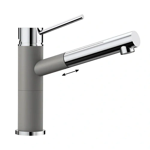 Смеситель для кухни алюметаллик Blanco Alta-S Compact - фото 6