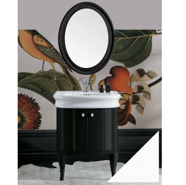 Зеркало Siams Lante LAS1 62 см овальные (детальная фотография), современные, hi-tech