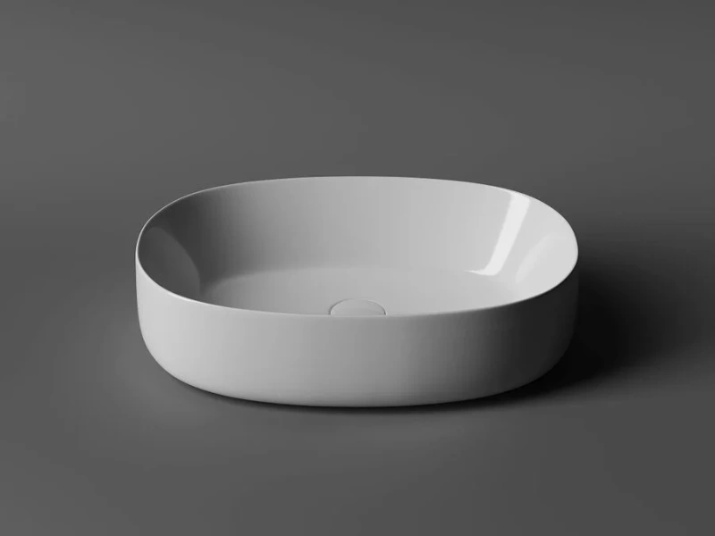Раковина Ceramica Nova Element 54 см накладная CN5023 (детальная фотография), в форме чаши, круглой формы