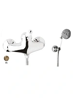 Смеситель для душа Cezares Elite бронза, ручки металл