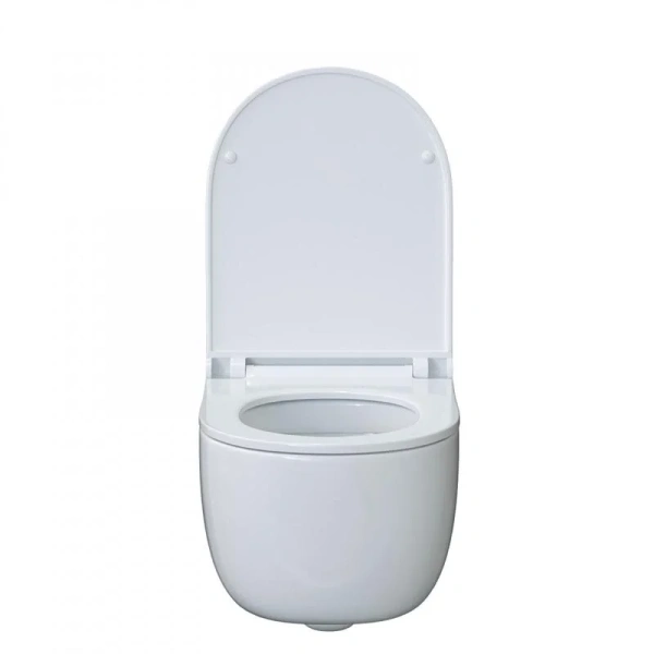 Унитаз подвесной BERGES Ego безободковый 082111 (детальная фотография), без бачка, со скрытым бачком