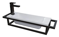 Консоль для раковины Grossman Метрис 70 см черная