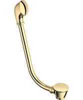 Колонка сливная наружная для ванны, цвет светлое золото, Devon&Devon