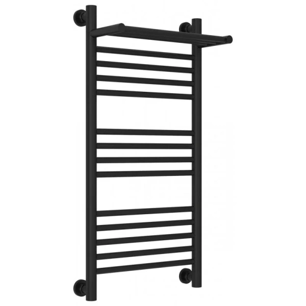 Полотенцесушитель водяной Сунержа Богема+ 40x80 см матовый чёрный 31-0223-8040 (детальная фотография)
