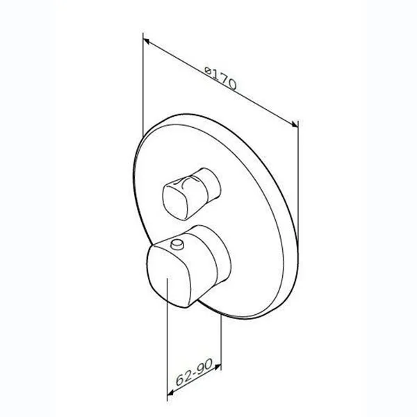 Смеситель для душа AM.PM Spirit 2.1 F71A85500 (детальная фотография), для душа