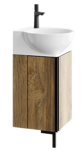 Тумба под раковину напольная Aqwella Porto 36.5 см дуб балтийский - фото 3