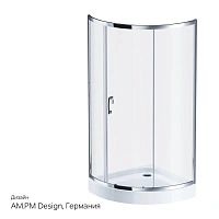 Душевой уголок Am.Pm Like 90x90 см стекло прозрачное