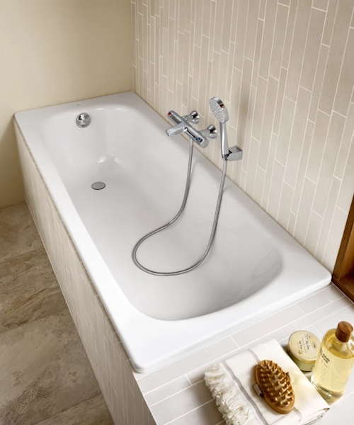 Ванна стальная Roca Contesa 120x70 см белая 212D06001 (детальная фотография), стальные