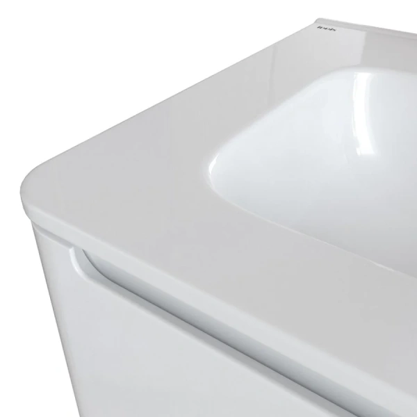 Тумба с раковиной напольная IDDIS Edifice 60 см EDI60WFi95K с двумя ящиками (детальная фотография), 60 см