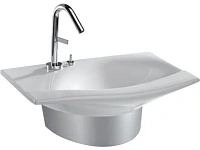 Полупьедестал для раковины Jacob Delafon Stillness серый металл