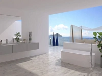 Ванна акриловая Artemis Bauci 160 x 80 см, отдельностоящая, белый глянцевый, 1.05.409.054.01.1.28