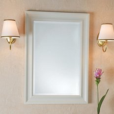 Зеркало для ванной, цвет слоновая кость матовый, La Beaute Cornelia