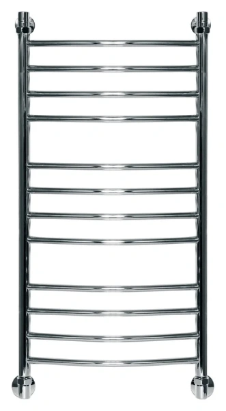 Полотенцесушитель водяной Ника Arc 100x60 см хром ЛД Г2 100/60 (детальная фотография), современные, hi-tech