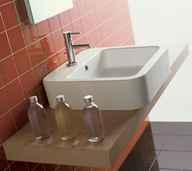 Раковина Hatria Happy Hour Y0M701 48х48 см (детальная фотография), современные, hi-tech