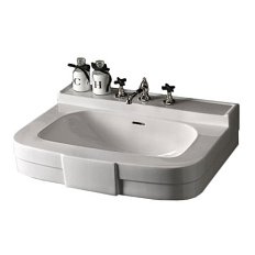 Раковина 71х55 см, смеситель на 1 отверстие, Devon&Devon Bogart IBLG(1)FBOG, 2IBLG(1)FBBOG
