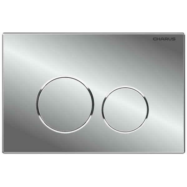 Клавиша смыва Charus Spazio хром глянцевый FP.330.21.01 (детальная фотография)