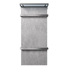 Полотенцесушитель электрический Black&White Moon 40x90 см с полкой