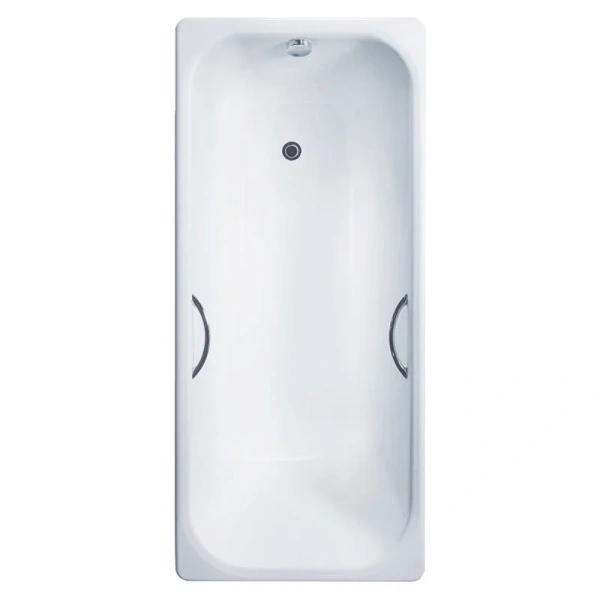 Ванна чугунная Delice Aurora 170х70 см без антискользящего покрытия, с отверстиями под ручки DLR230605R (детальная фотография)