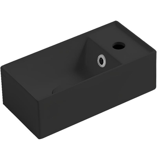 Раковина Simas Agile 40 см правый, черный матовый AG20 nero matt*1 (детальная фотография)