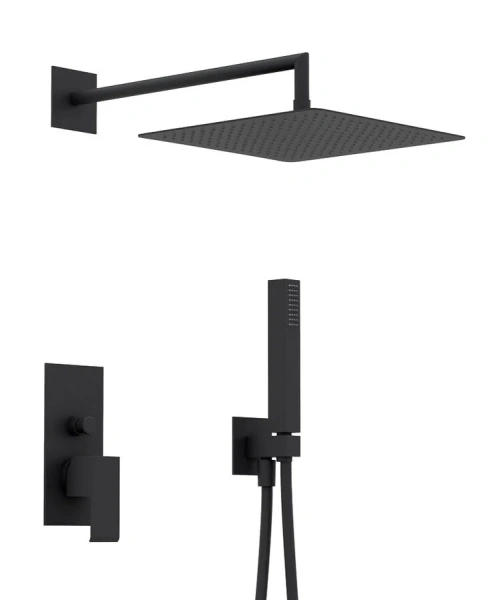 Душевой комплект Cezares Porta черный PORTA-DSIPQ-30-NOP (детальная фотография)