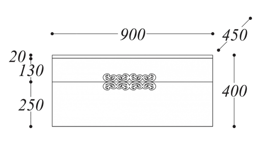 Схема (детальная фотография), окрашенные