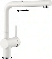 Смеситель для кухни белый Blanco Linus-S