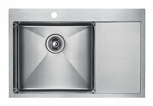 Мойка для кухни Paulmark Elde 78 см нержавеющая сталь, левая - фото 2