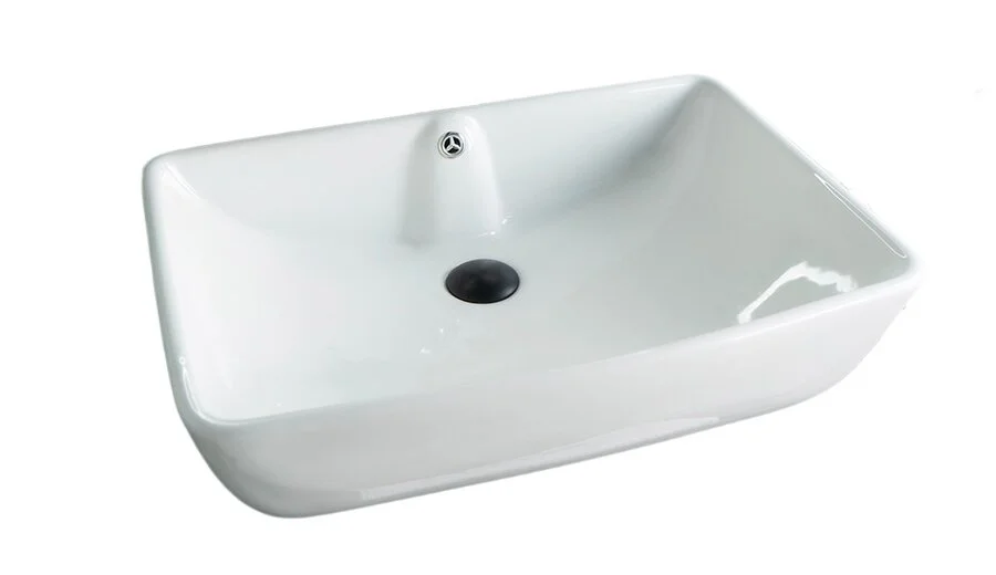 Раковина GID Geometrico N9121 59 см белая 51123 (детальная фотография)