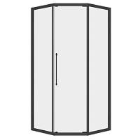 Душевой уголок RGW Passage PA-86 100x100 см профиль черный, стекло прозрачное