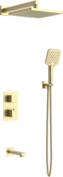 Душевой комплект Vincea Next брашированное золото VSFW-1N3TBG (детальная фотография)