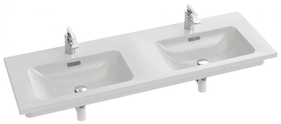 Раковина  Jacob Delafon VOX 140 см двойная EXAA112-Z-00 (детальная фотография)