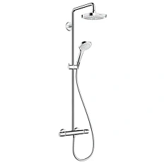 Душевая стойка Hansgrohe Croma Select E белый/хром