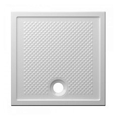 Поддон для душа керамический, цвет белый матовый, Globo Docciaviva