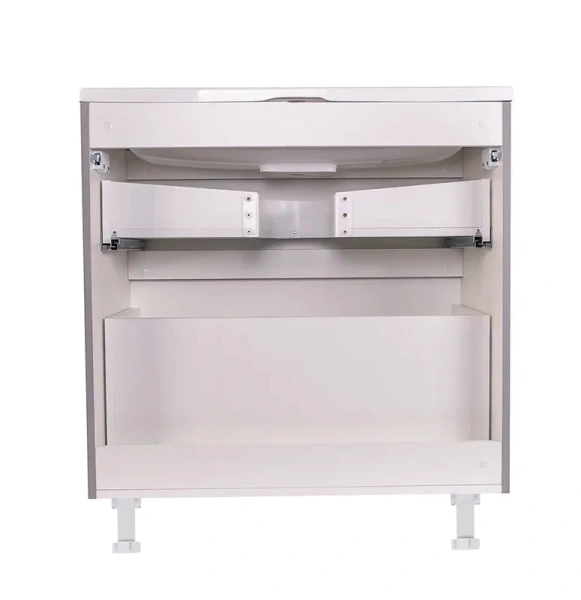 Тумба под раковину напольная Style Line Бергамо 80 см серая СС-00002315 (детальная фотография), 80 см