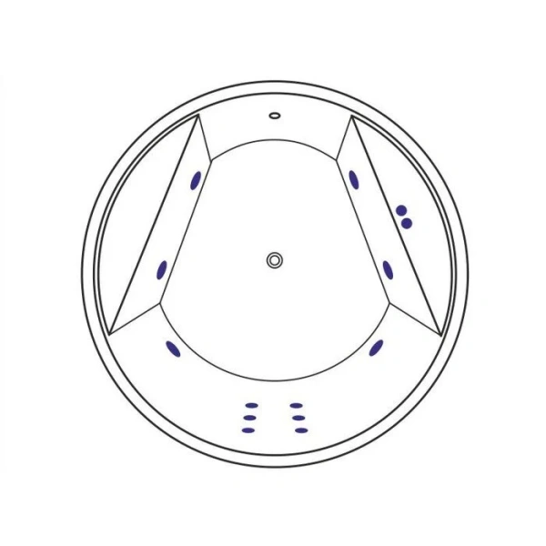 Ванна гидромассажная Excellent Great Arc Line 160 см, белый/хром, WAEX.GRE16.LINE.CR (детальная фотография), белые