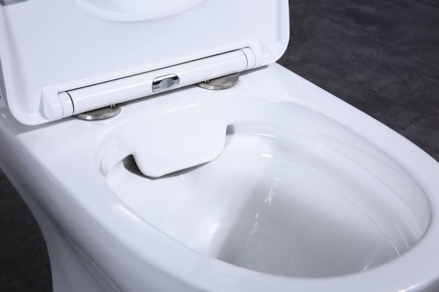 Унитаз компакт BelBagno Steam BB130CPR напольный (детальная фотография), с нижним подводом воды