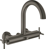 Смеситель для ванны темный графит матовый Grohe Atrio 