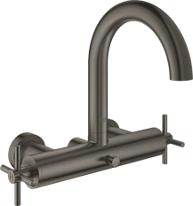 Смеситель для ванны темный графит матовый Grohe Atrio 