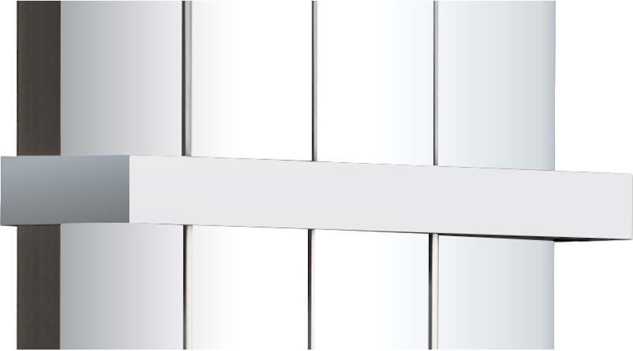 Полотенцедержатель для полотенцесушителя Boheme Flat хром 725-EXTRA-CR (детальная фотография)