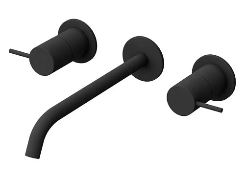 Смеситель для раковины Cezares Leaf черный матовый - фото 2