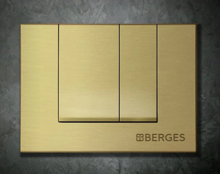 Клавиша смыва BERGES Novum S8 бронза 040048 (детальная фотография), нет в наличии