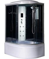 Душевая кабина River Dunay XL 120x80 см левосторонняя, стекло тонированное