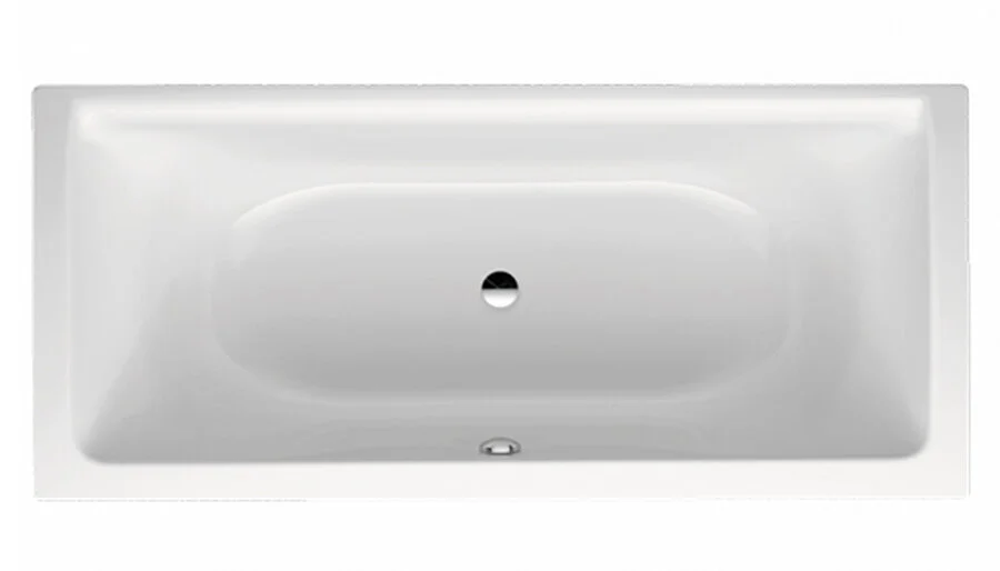 Ванна стальная Bette Free 200 x 100 х 45 см, с шумоизоляцией, для удлиненного слив-перелива, белая, 6832-000 (детальная фотография), прямоугольные