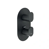 Смеситель для душа Nobili Up черный матовый