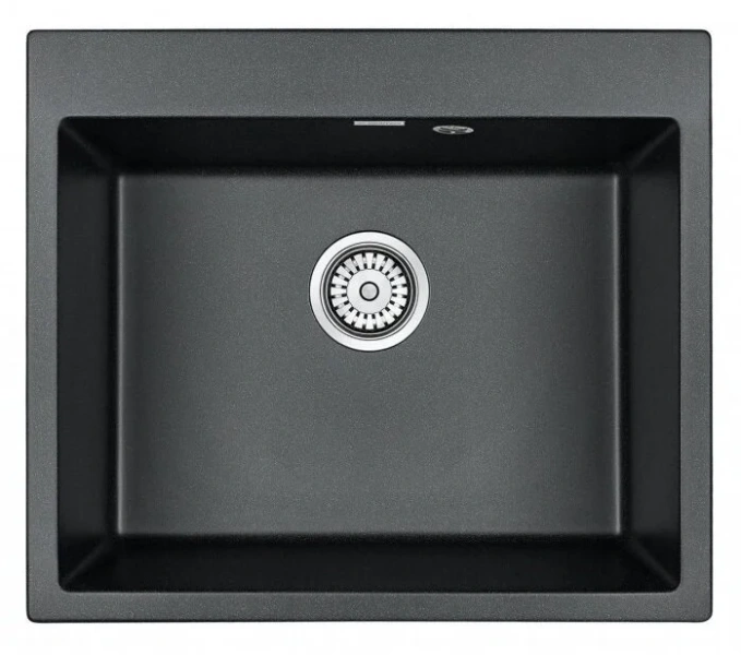 Мойка для кухни Paulmark Kante 60 см черная PM106052-BL (детальная фотография)