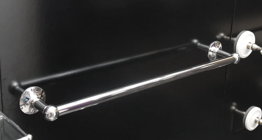 Полотенцедержатель для ванной Devon&Devon New York NY108 (детальная фотография), хром, золото