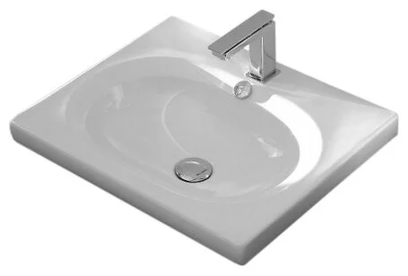 Раковина ArtCeram Blend 55 см прямоугольная BLL004 01 00 (детальная фотография)