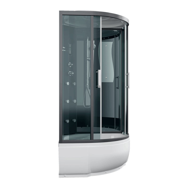 Душевая кабина Erlit Eclipse 90x90 см с высоким поддоном ER5709TP-C24-RUS (детальная фотография), 90х90