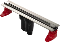 Душевой лоток BERGES Super Slim 40 см матовый хром